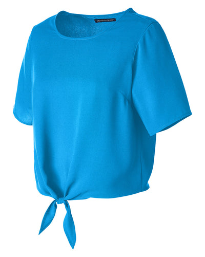 Devon & Jones Ladies' Perfect Fit™ Tie-Front Blouse