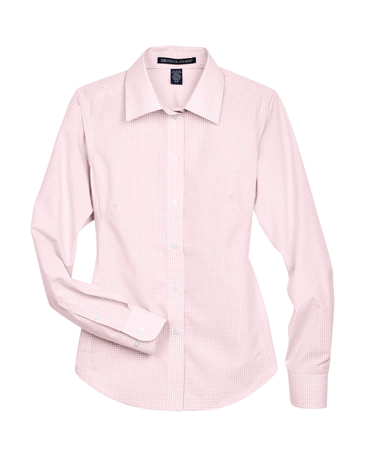 Devon & Jones Ladies' Crown Woven Collection™ Gingham Check Devon & Jones