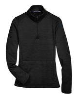 Devon & Jones Ladies' Newbury Mélange Fleece Quarter-Zip Devon & Jones
