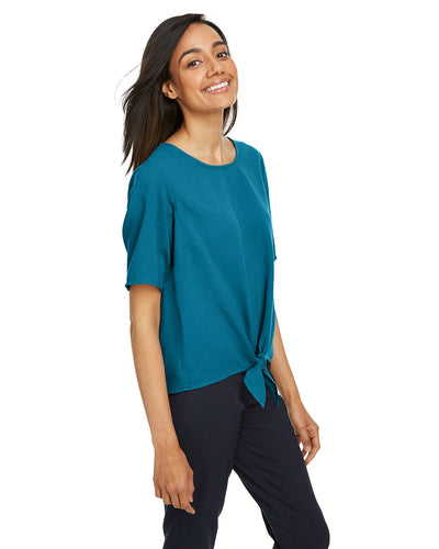 Devon & Jones Ladies' Perfect Fit™ Tie-Front Blouse