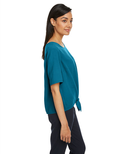 Devon & Jones Ladies' Perfect Fit™ Tie-Front Blouse