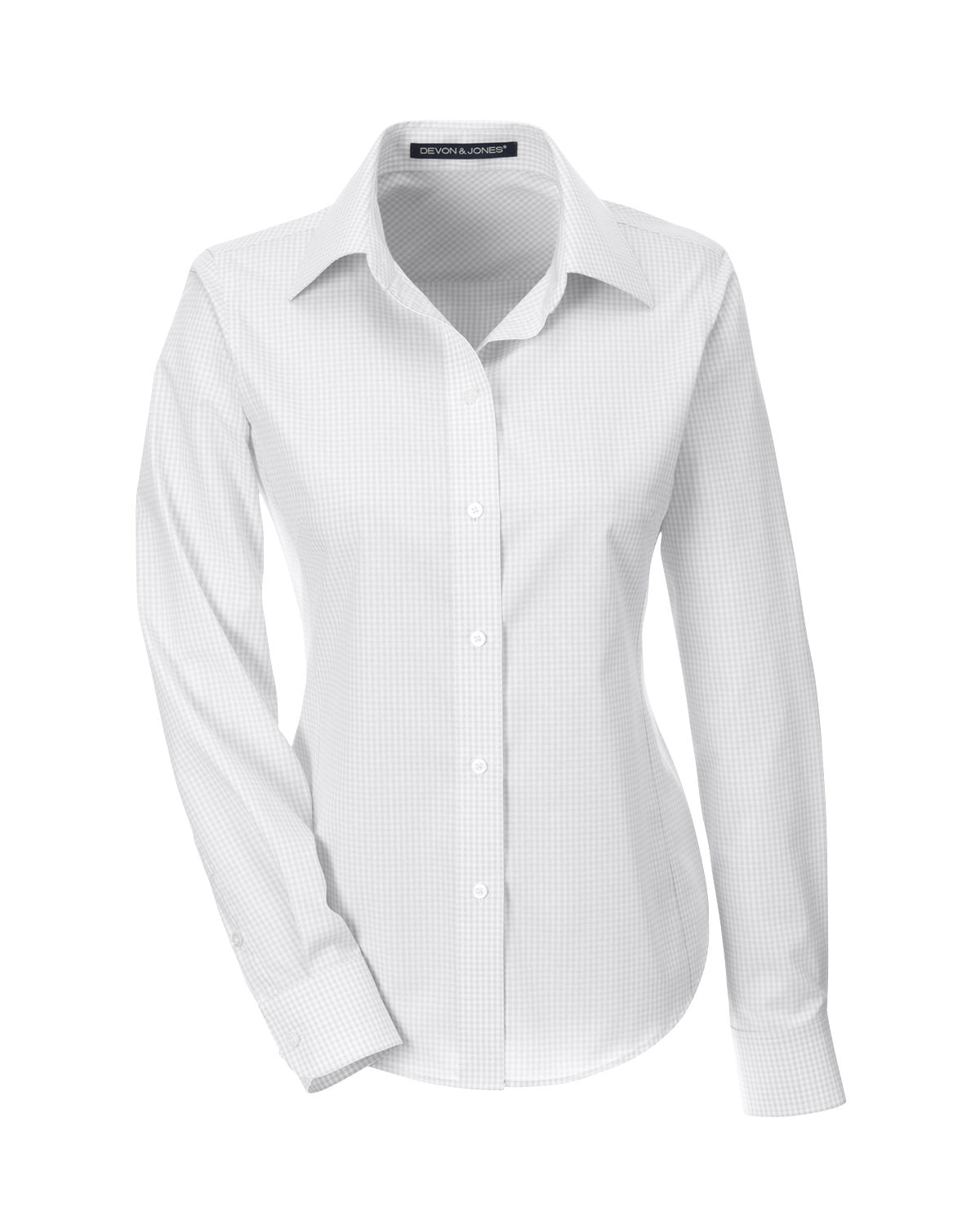 Devon & Jones Ladies' Crown Woven Collection™ Gingham Check Devon & Jones