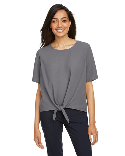 Devon & Jones Ladies' Perfect Fit™ Tie-Front Blouse