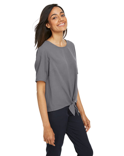 Devon & Jones Ladies' Perfect Fit™ Tie-Front Blouse