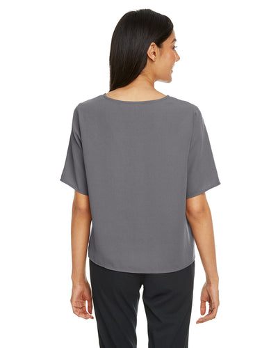 Devon & Jones Ladies' Perfect Fit™ Tie-Front Blouse