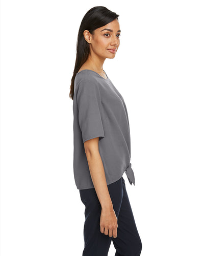 Devon & Jones Ladies' Perfect Fit™ Tie-Front Blouse