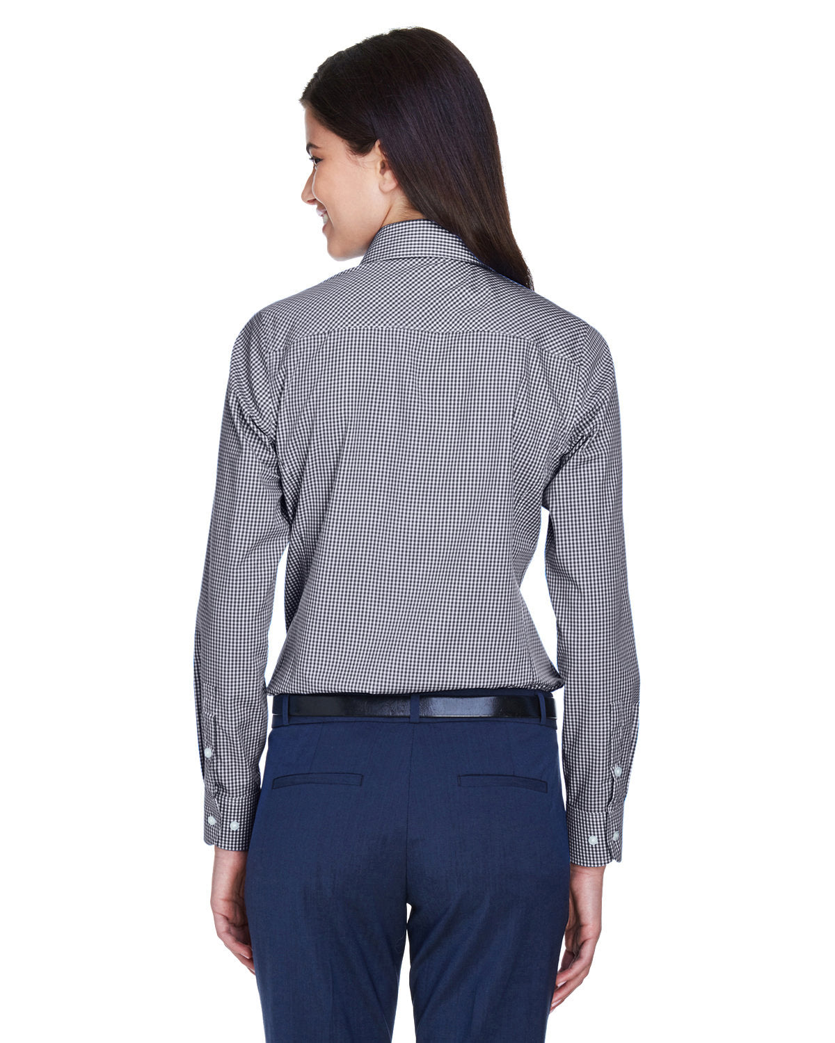 Devon & Jones Ladies' Crown Woven Collection™ Gingham Check Devon & Jones