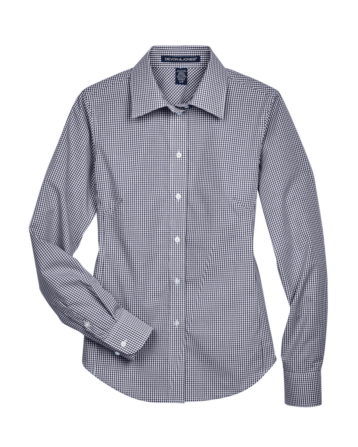 Devon & Jones Ladies' Crown Woven Collection™ Gingham Check Devon & Jones