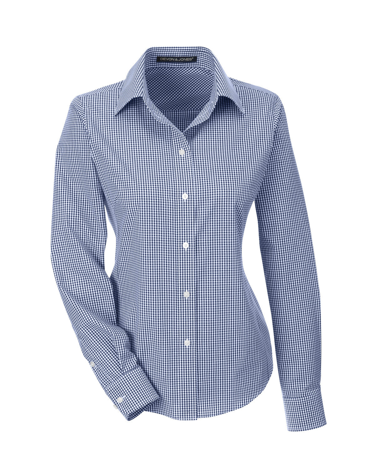Devon & Jones Ladies' Crown Woven Collection™ Gingham Check Devon & Jones
