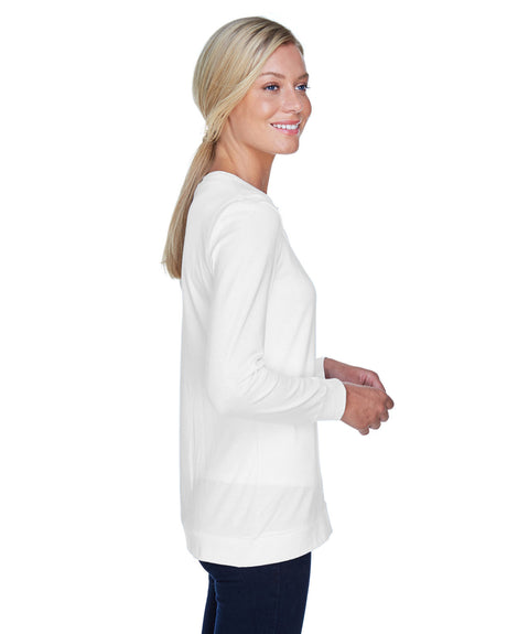 Devon & Jones Ladies' Perfect Fit™ Ribbon Cardigan Devon & Jones