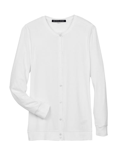 Devon & Jones Ladies' Perfect Fit™ Ribbon Cardigan