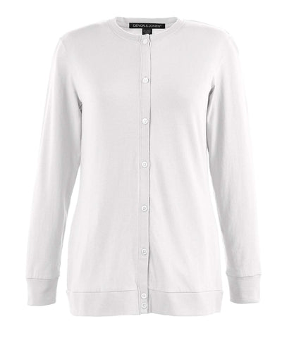 Devon & Jones Ladies' Perfect Fit™ Ribbon Cardigan