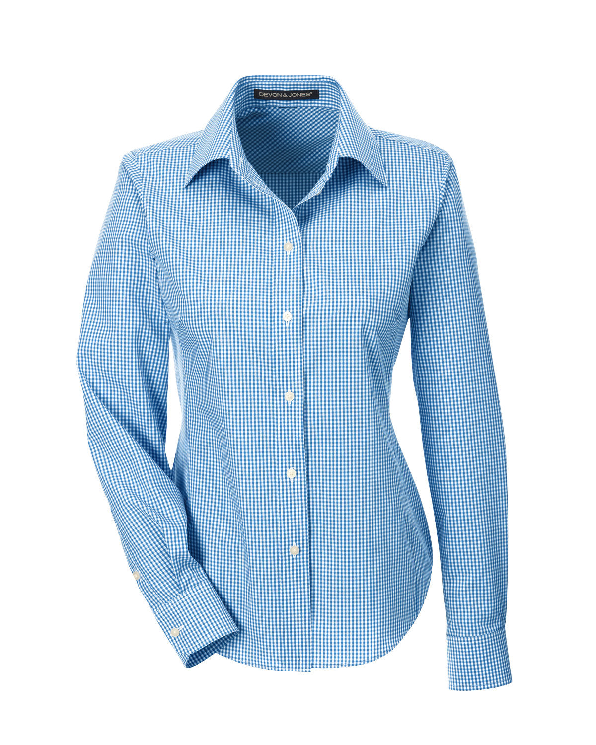 Devon & Jones Ladies' Crown Woven Collection™ Gingham Check Devon & Jones