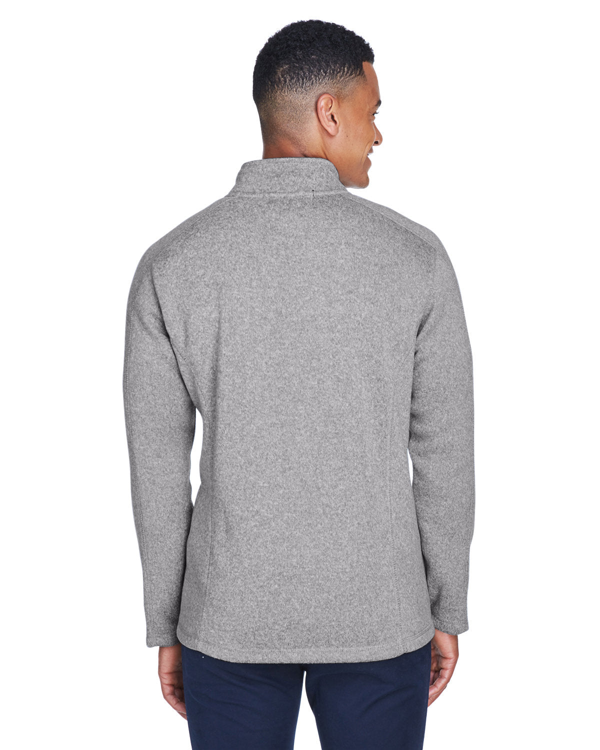Devon & Jones Men's Bristol Full-Zip Sweater Fleece Jacket Devon & Jones