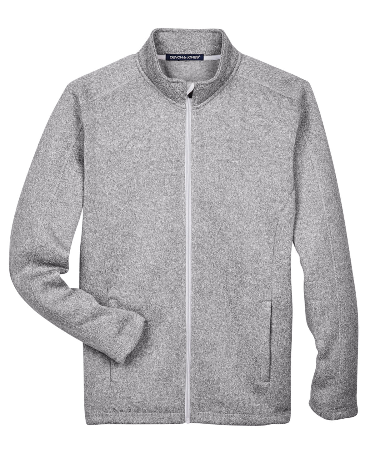 Devon & Jones Men's Bristol Full-Zip Sweater Fleece Jacket Devon & Jones