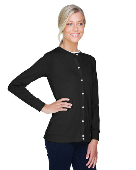 Devon & Jones Ladies' Perfect Fit™ Ribbon Cardigan Devon & Jones
