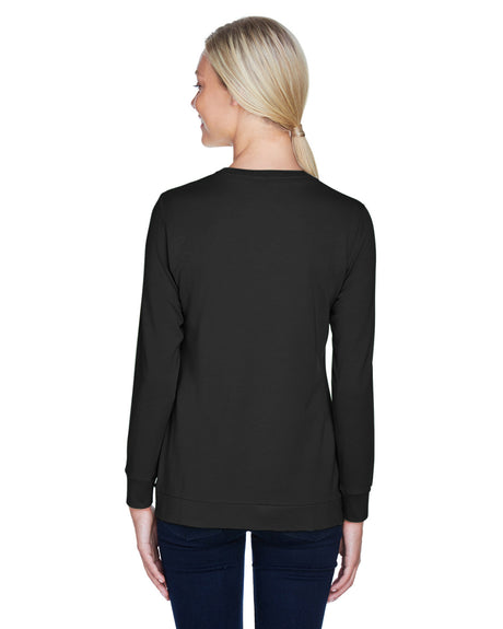 Devon & Jones Ladies' Perfect Fit™ Ribbon Cardigan Devon & Jones