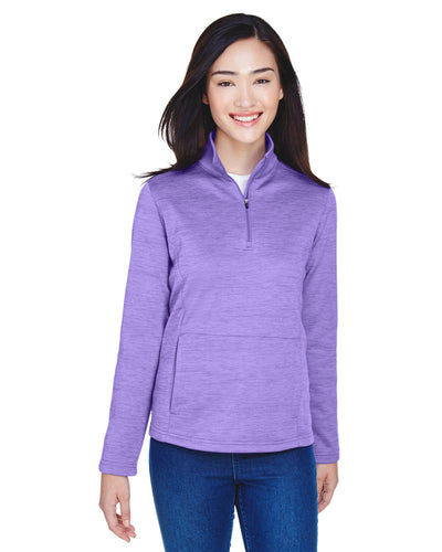 Devon & Jones Ladies' Newbury Mélange Fleece Quarter-Zip
