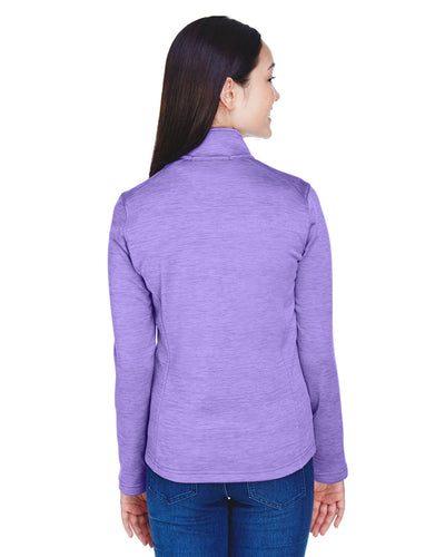 Devon & Jones Ladies' Newbury Mélange Fleece Quarter-Zip