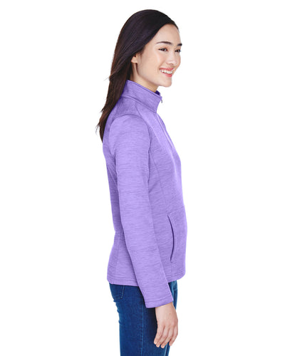 Devon & Jones Ladies' Newbury Mélange Fleece Quarter-Zip