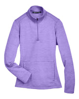 Devon & Jones Ladies' Newbury Mélange Fleece Quarter-Zip Devon & Jones