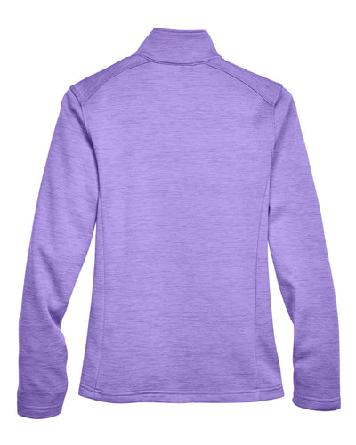 Devon & Jones Ladies' Newbury Mélange Fleece Quarter-Zip