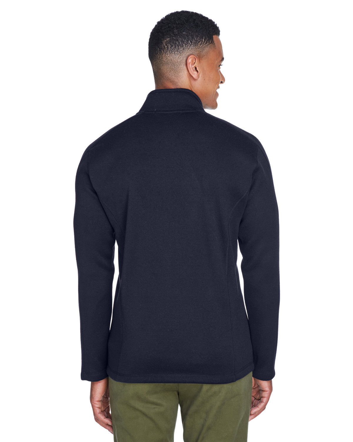 Devon & Jones Men's Bristol Full-Zip Sweater Fleece Jacket Devon & Jones