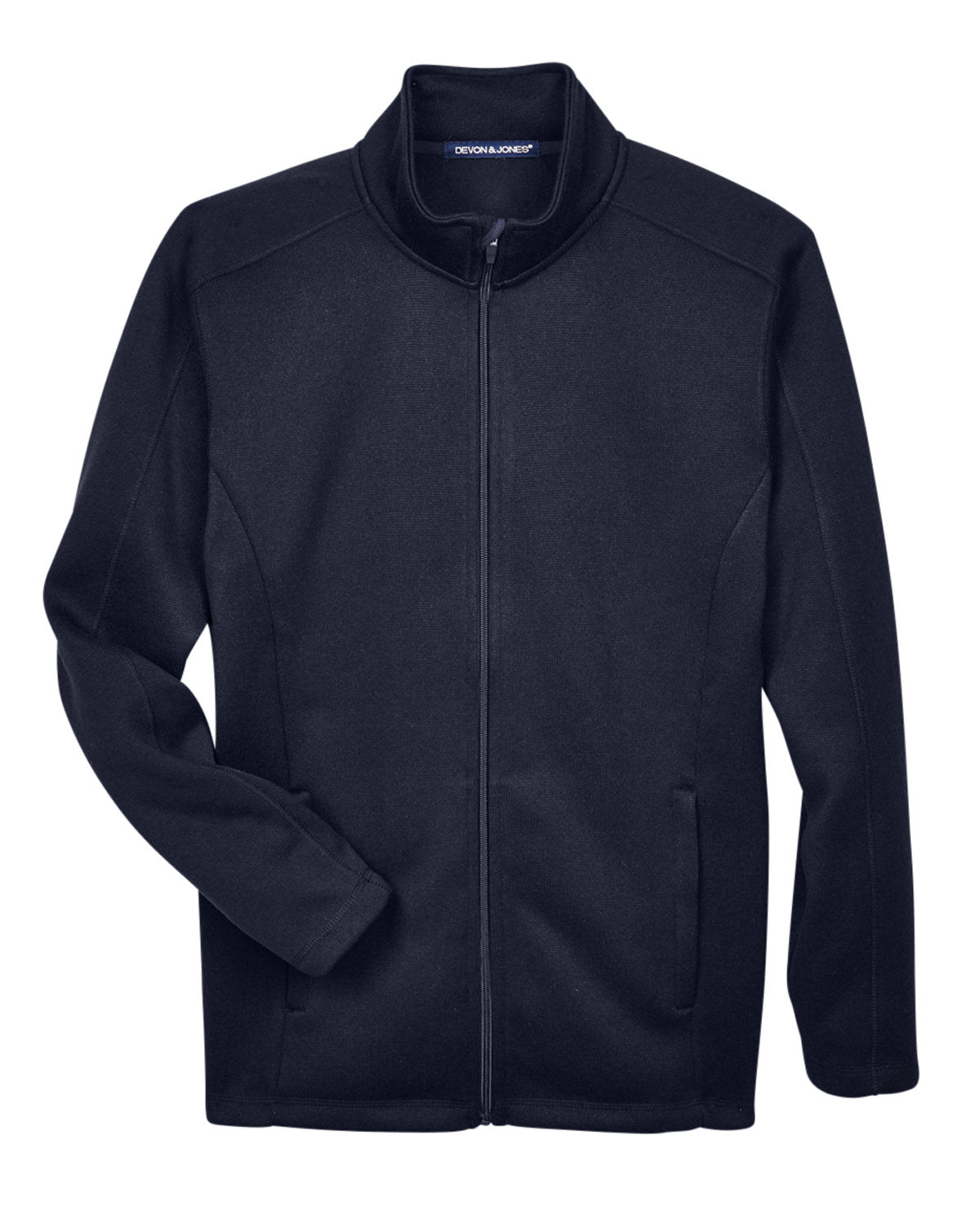 Devon & Jones Men's Bristol Full-Zip Sweater Fleece Jacket Devon & Jones