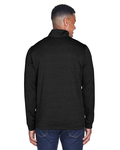 Devon & Jones Men's Newbury Mélange Fleece Quarter-Zip