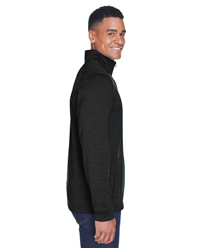 Devon & Jones Men's Newbury Mélange Fleece Quarter-Zip