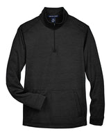 Devon & Jones Men's Newbury Mélange Fleece Quarter-Zip Devon & Jones