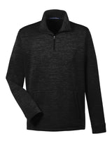 Devon & Jones Men's Newbury Mélange Fleece Quarter-Zip Devon & Jones