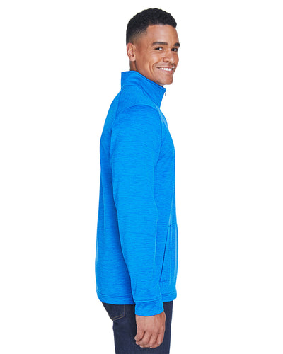 Devon & Jones Men's Newbury Mélange Fleece Quarter-Zip