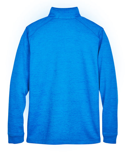 Devon & Jones Men's Newbury Mélange Fleece Quarter-Zip