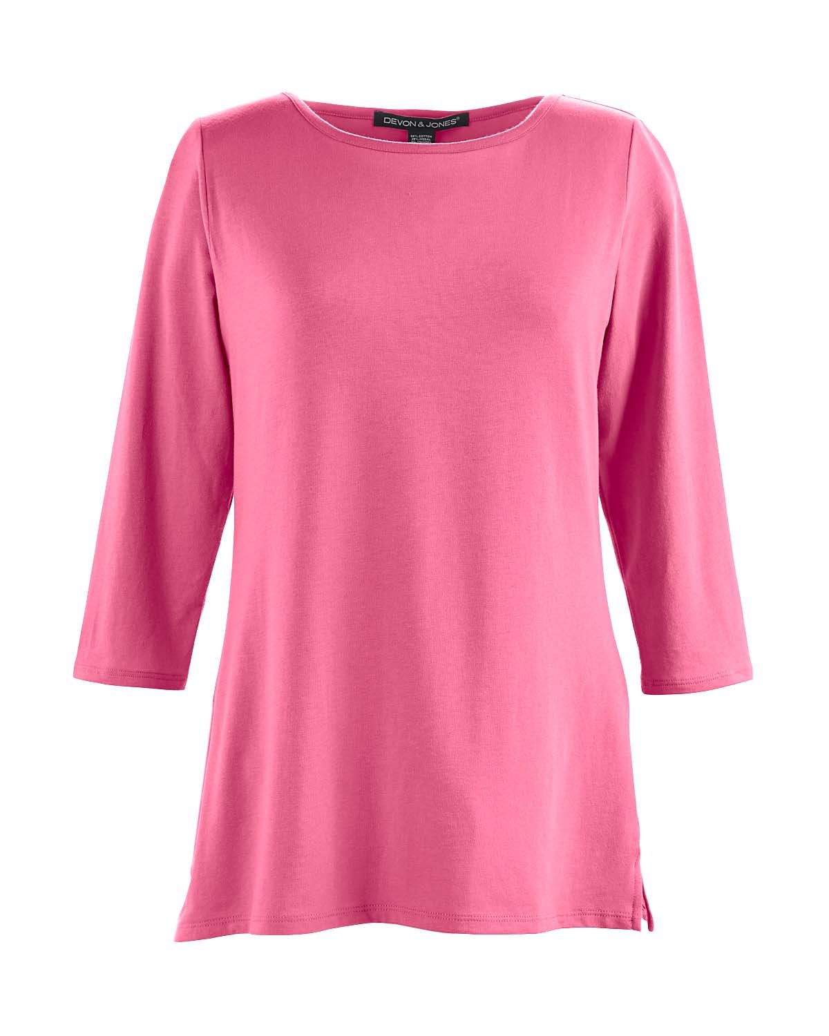 Devon & Jones Ladies' Perfect Fit™ Ballet Bracelet-Length Knit Top Devon & Jones