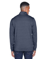 Devon & Jones Men's Newbury Mélange Fleece Quarter-Zip Devon & Jones