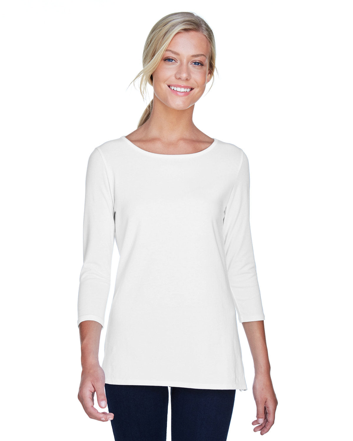 Devon & Jones Ladies' Perfect Fit™ Ballet Bracelet-Length Knit Top Devon & Jones