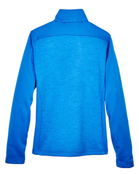 Devon & Jones Ladies' Newbury Colorblock Mélange Fleece Full-Zip Devon & Jones