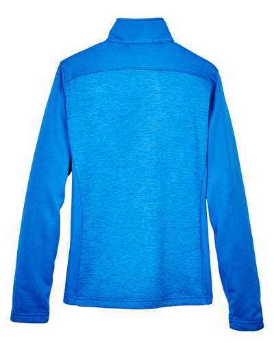 Devon & Jones Ladies' Newbury Colorblock Mélange Fleece Full-Zip