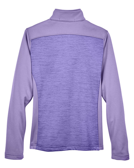Devon & Jones Ladies' Newbury Colorblock Mélange Fleece Full-Zip Devon & Jones