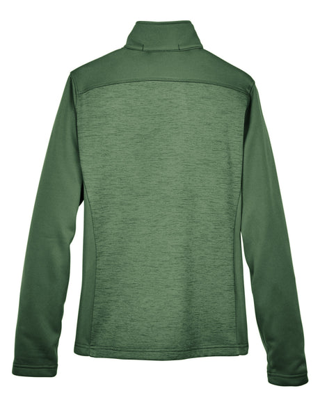 Devon & Jones Ladies' Newbury Colorblock Mélange Fleece Full-Zip Devon & Jones