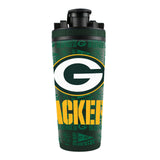 Green Bay Packers Ice Shaker 26oz Stainless Steel Fan Gear NFL Green Bay Packers
