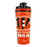 Cincinnati Bengals Ice Shaker 26oz Stainless Steel Fan Gear NFL Cincinnati Bengals