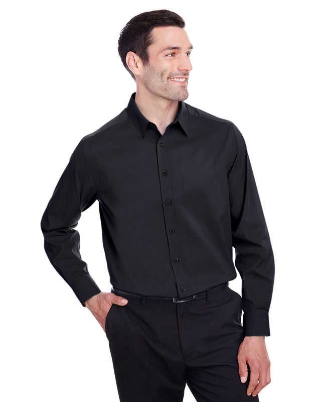 Devon & Jones Men's CrownLux Performance  Stretch Woven Shirt-1