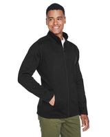Devon & Jones Men's Bristol Full-Zip Sweater Fleece Jacket Devon & Jones