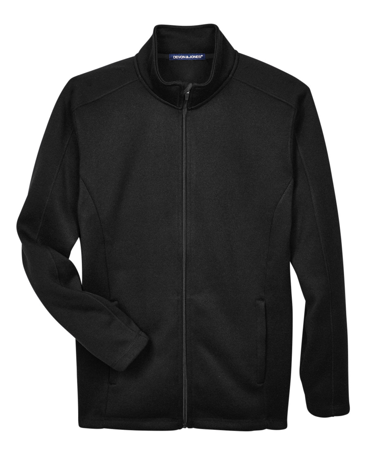 Devon & Jones Men's Bristol Full-Zip Sweater Fleece Jacket Devon & Jones
