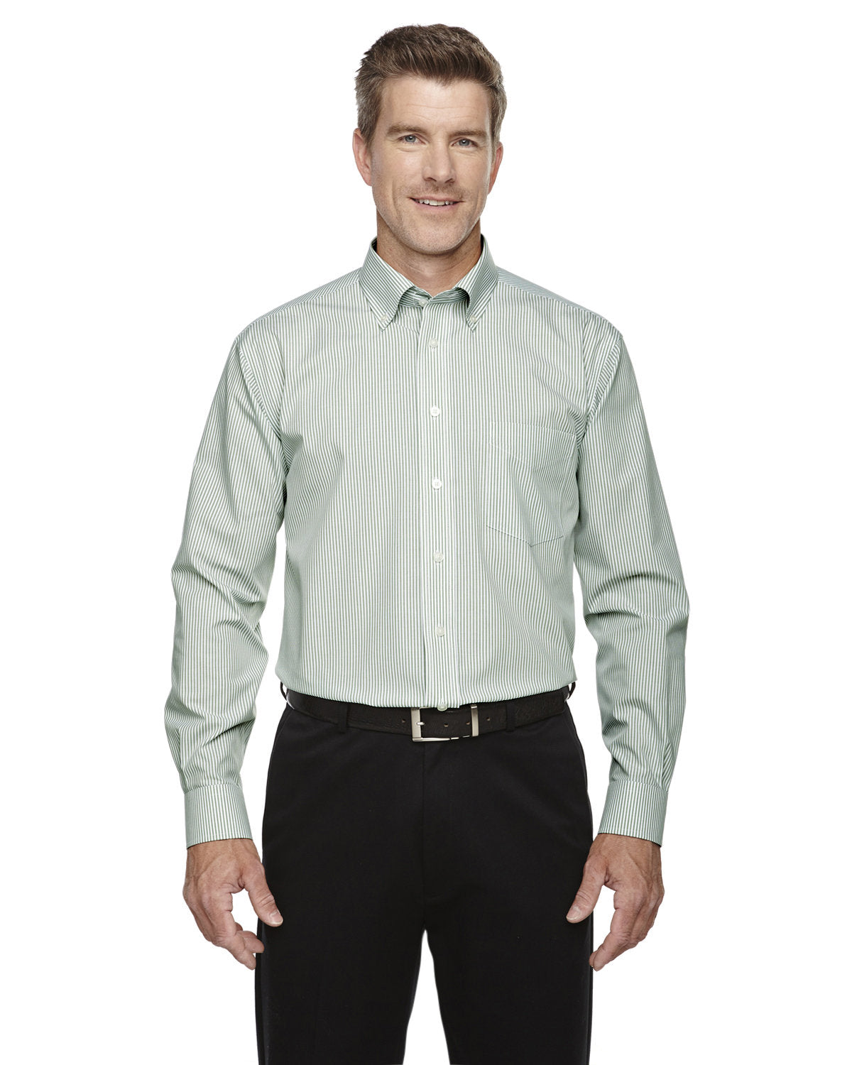 Devon & Jones Men's Crown Woven Collection™ Banker Stripe Devon & Jones