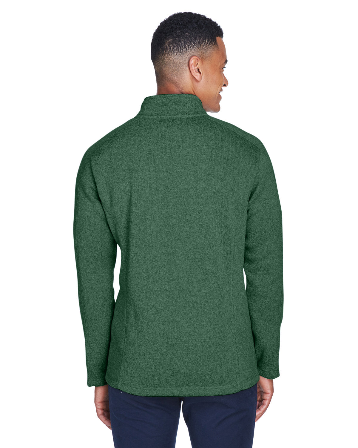 Devon & Jones Men's Bristol Full-Zip Sweater Fleece Jacket Devon & Jones