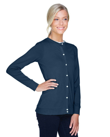 Devon & Jones Ladies' Perfect Fit™ Ribbon Cardigan Devon & Jones