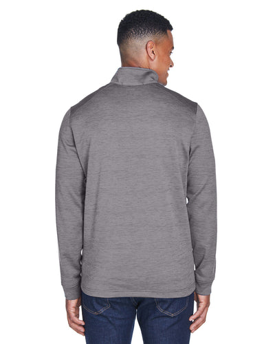 Devon & Jones Men's Newbury Mélange Fleece Quarter-Zip